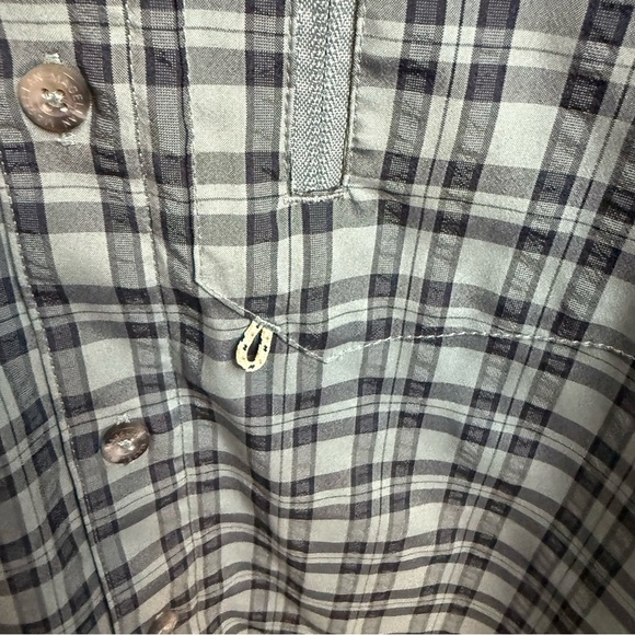 Magellan | Green and Blue Plaid Magwick Loose Fit Shirt | Sz S - Picture 6 of 9